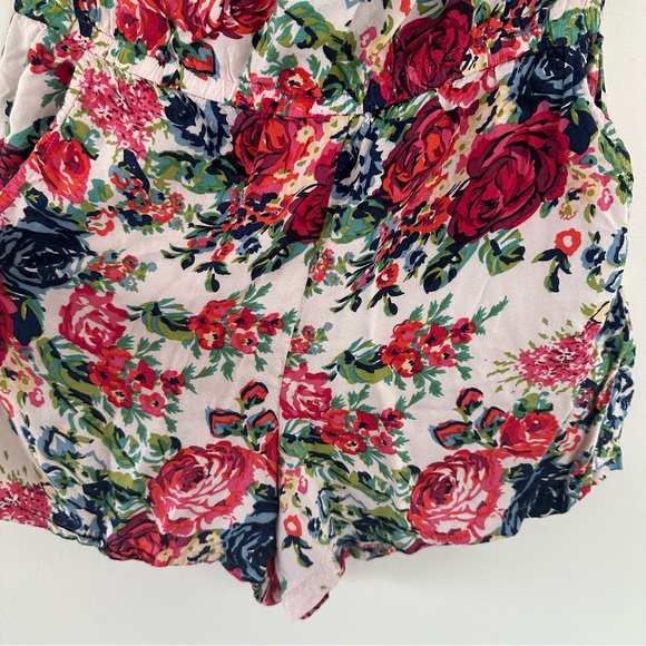 Angie Strapless Floral Short Romper Size Large - Picture 6 of 8